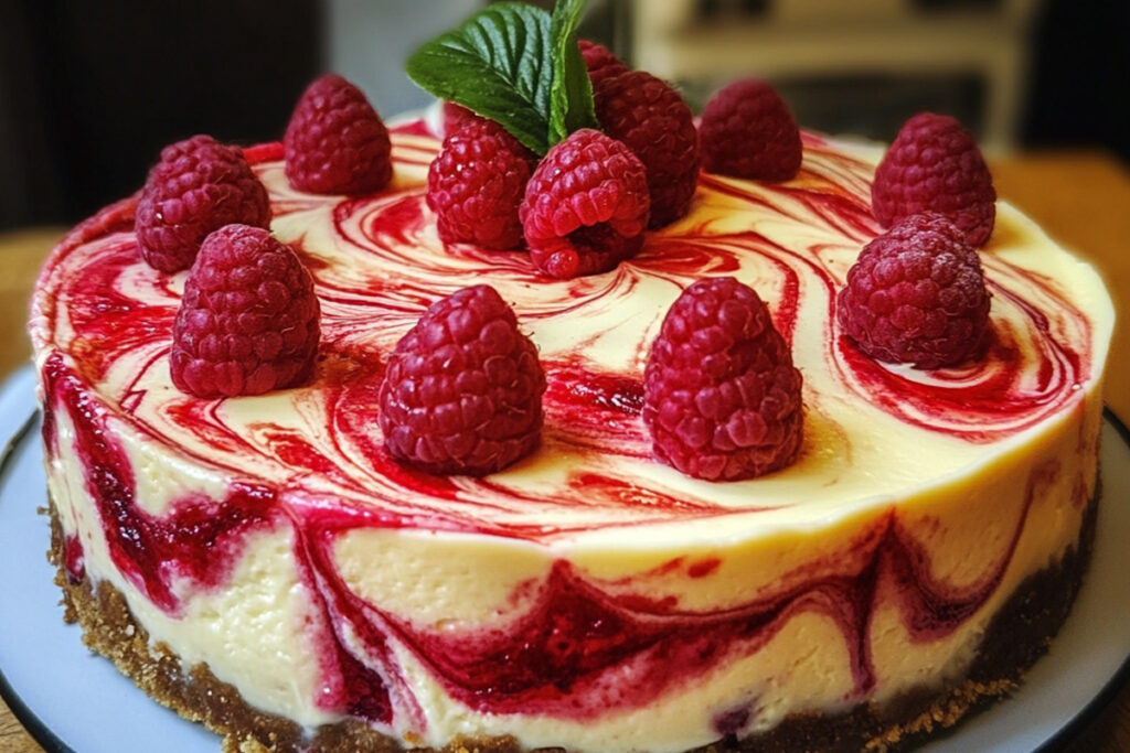 Strawberry Swirl Cheesecake Recipe