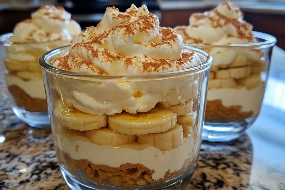 What keeps bananas from turning brown in banana pudding?