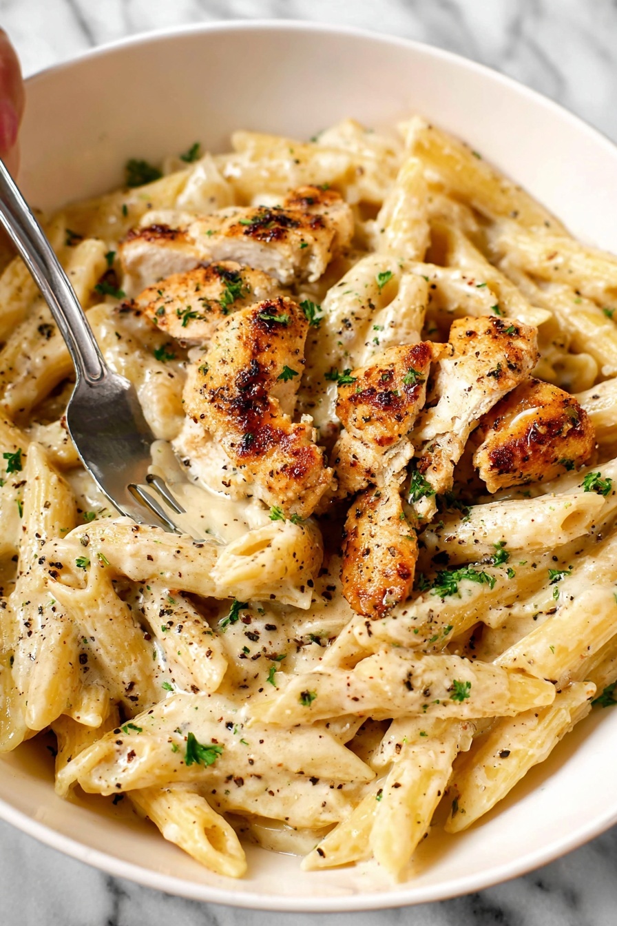 Creamy Chicken Parmesan - Serving Suggestion