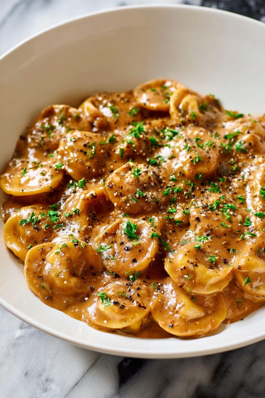 French Onion Pasta - Serving Suggestion