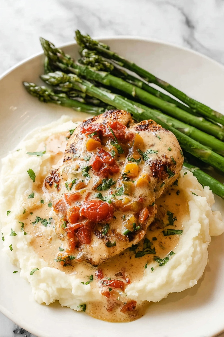 Creamy Cajun Chicken - Serving Suggestion