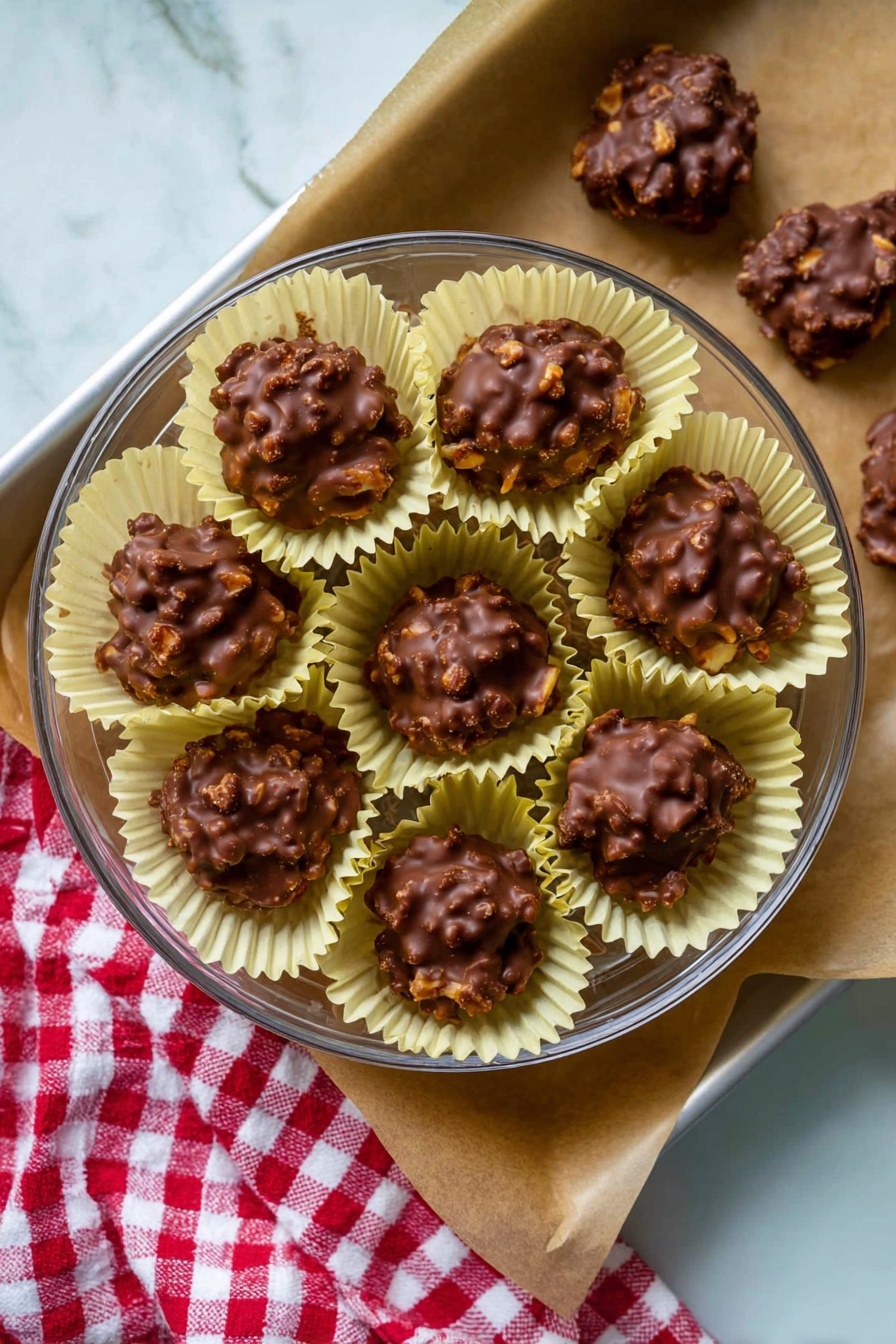 Christmas Cornflake Bars - Serving Suggestion