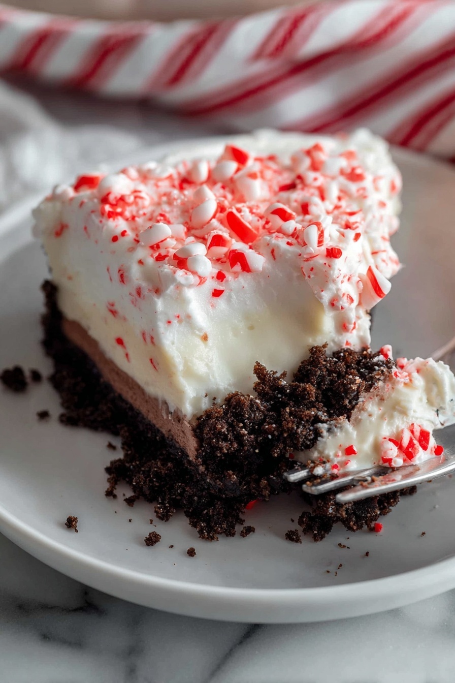 Candy Cane Delight - Serving Suggestion