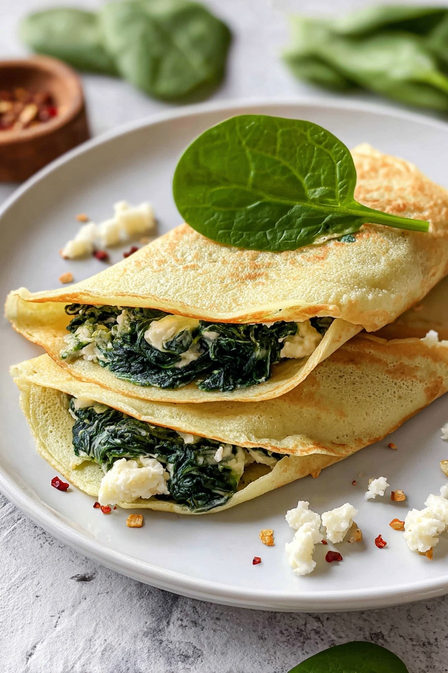 The image shows a dark pan filled with a cooked mixture of chopped green leafy vegetables and finely diced pale yellow onions, all mixed together with small white crumbly bits, likely cheese or tofu. The texture looks soft and slightly creamy, with bits of seasoning visible throughout. The pan is placed on a white marbled surface with a beige cloth draped nearby, adding a rustic touch. The mixture spreads evenly inside the pan, but no distinct layers are visible. Photo taken with an iphone --ar 2:3 --v 7